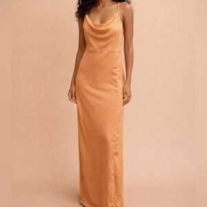 Chic Orange Dress by BaeVely